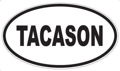 TACASON - Oval Sticker