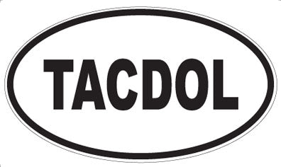TACDOL - Oval Sticker