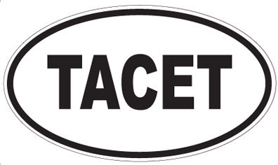 TACET - Oval Magnet