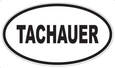 TACHAUER - Oval Sticker