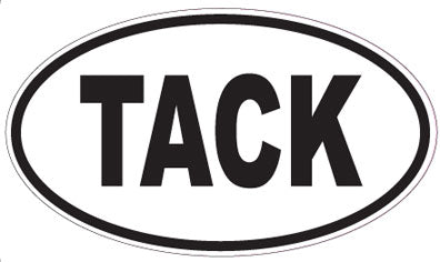 TACK - Oval Sticker