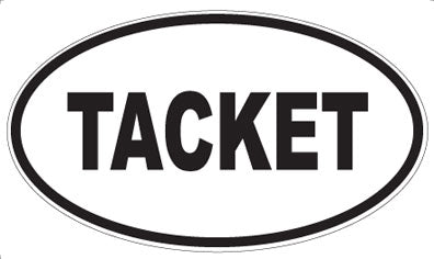 TACKET - Oval Magnet