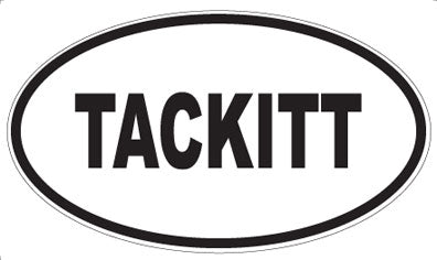 TACKITT - Oval Sticker