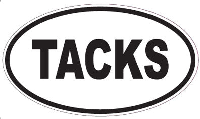 TACKS - Oval Sticker