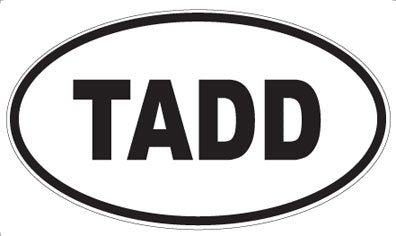 TADD - Oval Sticker