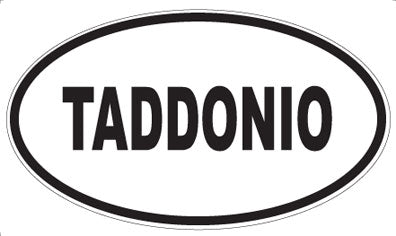 TADDONIO - Oval Sticker