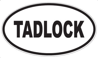 TADLOCK - Oval Sticker