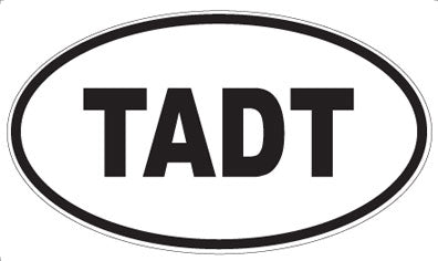 TADT - Oval Sticker