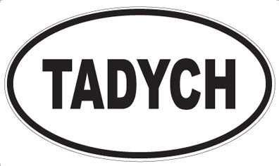 TADYCH - Oval Sticker