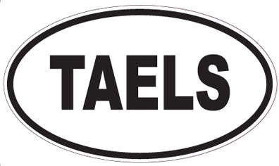 TAELS - Oval Sticker