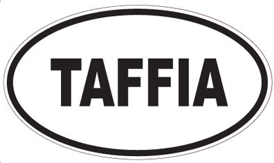 TAFFIA - Oval Sticker