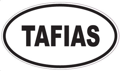 TAFIAS - Oval Sticker