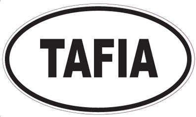 TAFIA - Oval Magnet