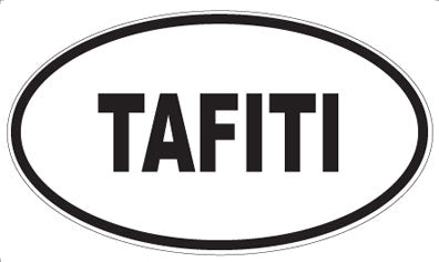 TAFITI - Oval Sticker
