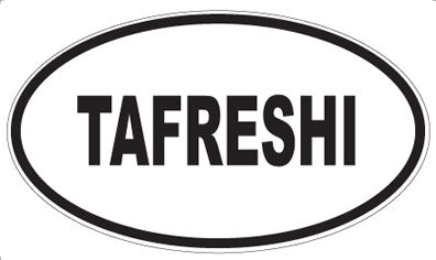 TAFRESHI - Oval Sticker