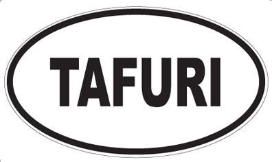 TAFURI - Oval Sticker