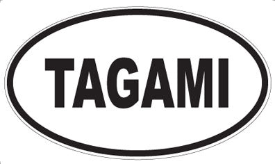 TAGAMI - Oval Sticker