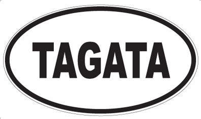 TAGATA - Oval Sticker