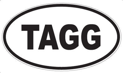 TAGG - Oval Magnet