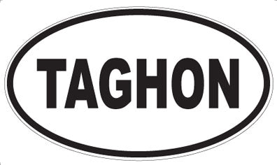 TAGHON - Oval Magnet