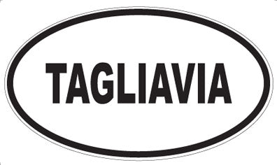 TAGLIAVIA - Oval Magnet