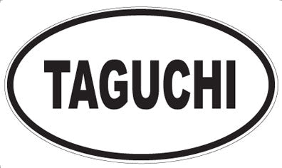 TAGUCHI - Oval Sticker
