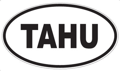 TAHU - Oval Sticker