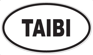 TAIBI - Oval Sticker
