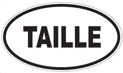 TAILLE - Oval Sticker