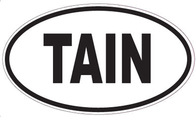 TAIN - Oval Sticker
