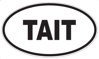 TAIT - Oval Sticker