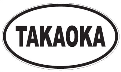 TAKAOKA - Oval Sticker