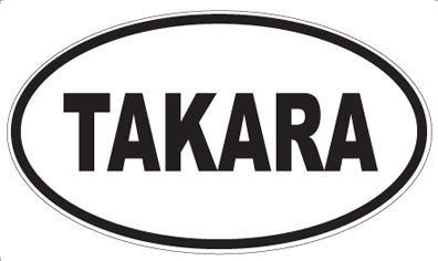 TAKARA - Oval Sticker