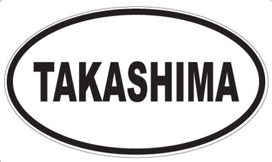 TAKASHIMA - Oval Sticker
