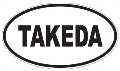 TAKEDA - Oval Sticker