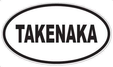 TAKENAKA - Oval Sticker