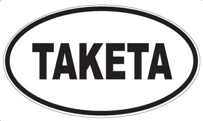TAKETA - Oval Sticker
