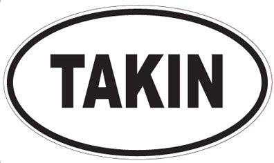 TAKIN - Oval Magnet