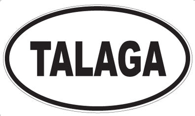 TALAGA - Oval Sticker