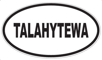 TALAHYTEWA - Oval Sticker