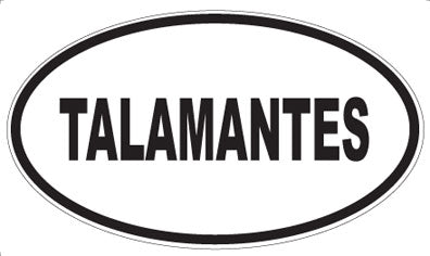 TALAMANTES - Oval Sticker