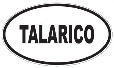TALARICO - Oval Sticker