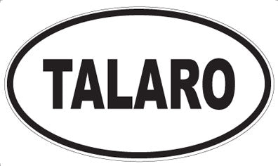 TALARO - Oval Sticker