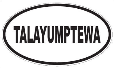 TALAYUMPTEWA - Oval Sticker