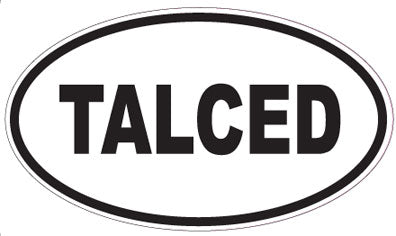 TALCED - Oval Sticker