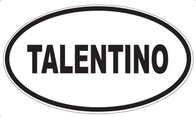 TALENTINO - Oval Sticker