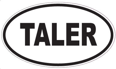 TALER - Oval Magnet