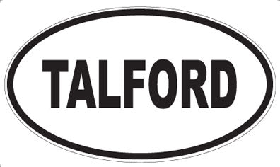 TALFORD - Oval Sticker