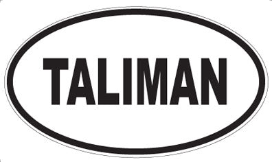 TALIMAN - Oval Sticker