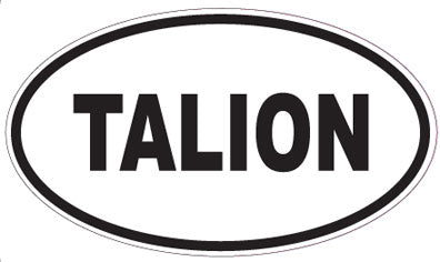 TALION - Oval Sticker